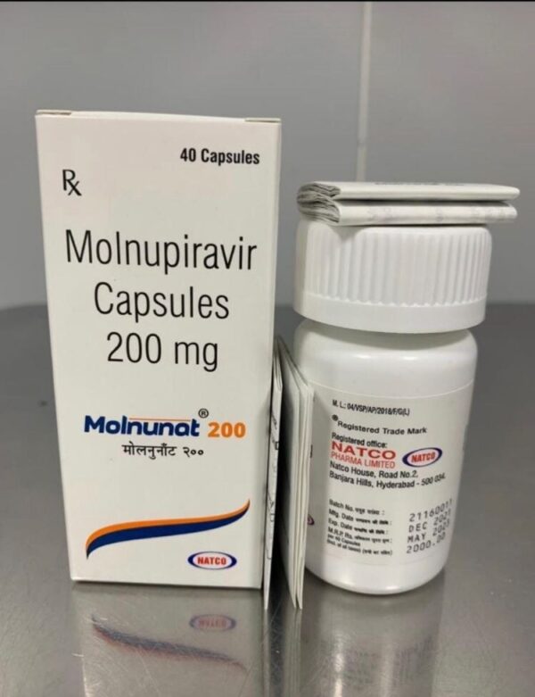 Molnupiravir (Molunat) 200 mg - 40 Tablets