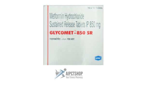 GLYCOMET (Glucophage)850mg 100 tablet