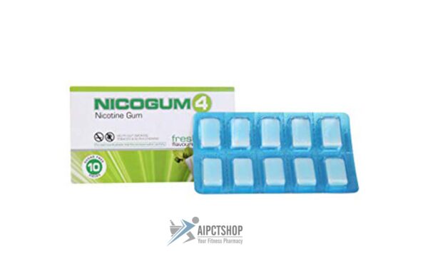 Nicogum Gum Mint (Nicotine Gum Mint)4mg - 10 gums