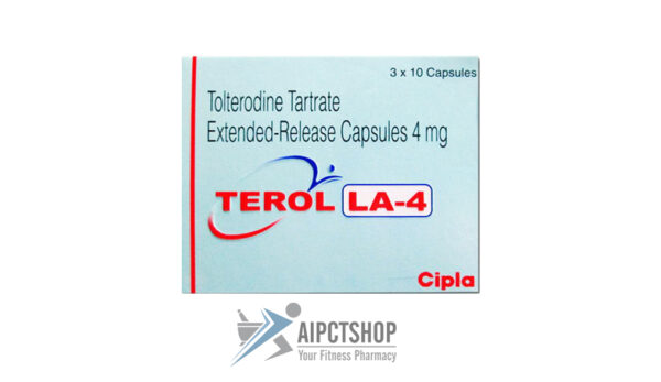 TEROL LA (Detrol LA)4?mg - 30 tablet