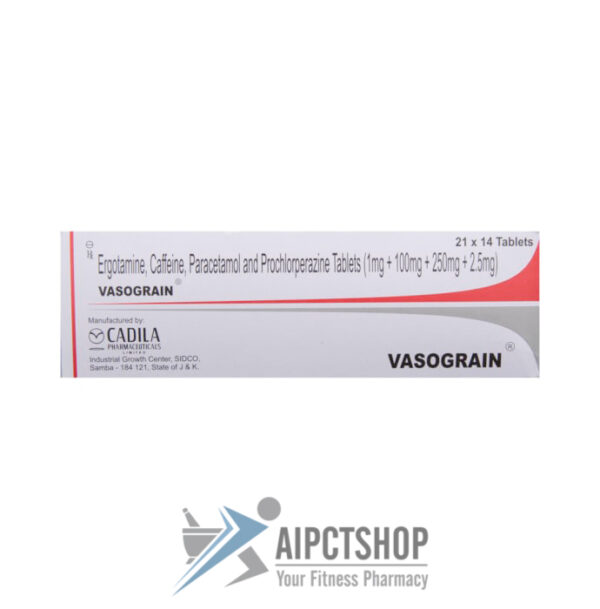 Vasograin (Cafergot)1/100/250/2.5 - 294 tablet