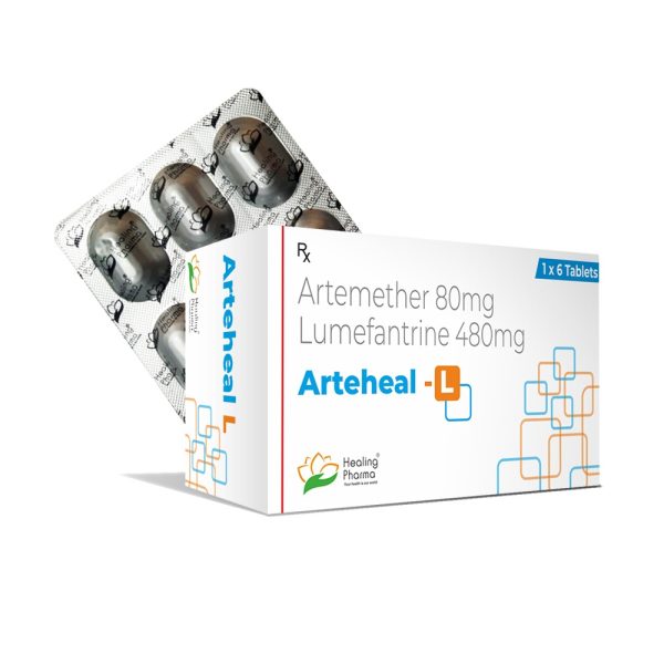 Artemether 80mg + Lumefentarine 480mg (Arteheal L) – 6 Tablets