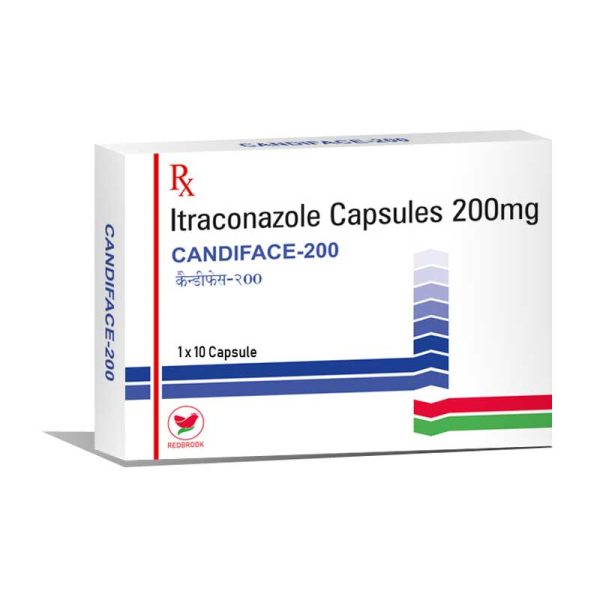 Itraconazole 200 mg Capsules (Candiface 200) – 10 Capsules