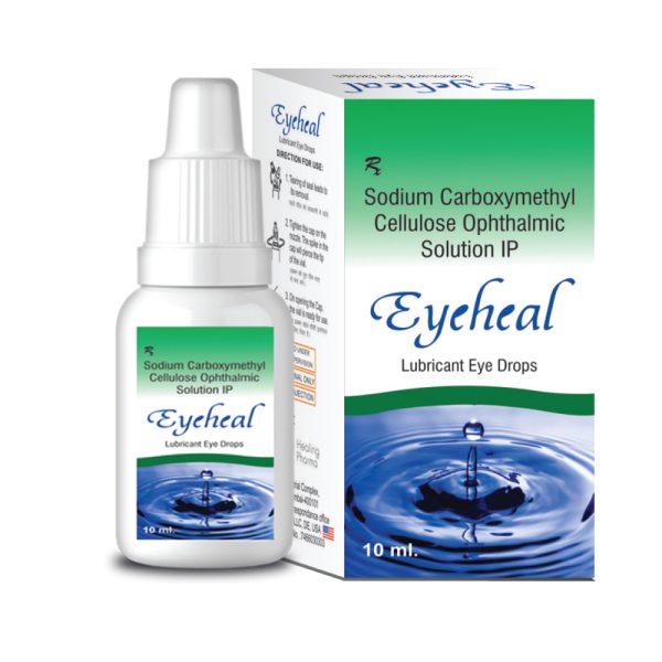 Sodium Carboxymethyl Cellulose + Stabilised Oxychloro Complex ( Refresh Tears Type) (Eyeheal Drops) - 10 ml