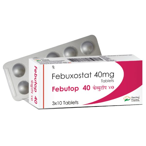 Febuxostat 40mg (Febutop 40) - 10 Tablets