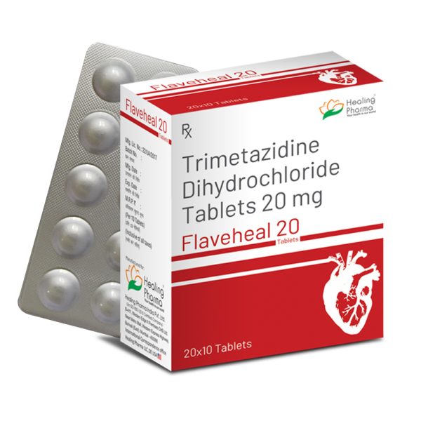 Trimetazidine 20mg (Flaveheal 20) - 10 Tablets