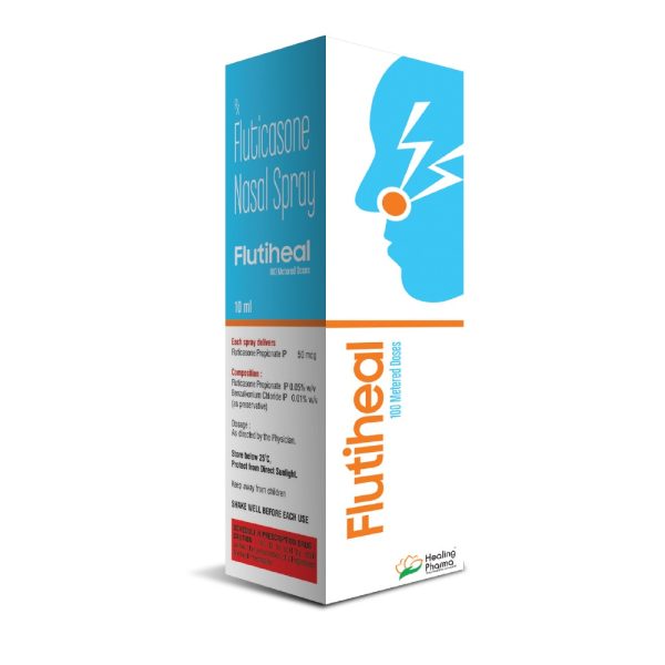 Fluticasone Furoate Nasal spray (Flutiheal Nasal Spray) - 120 MDI