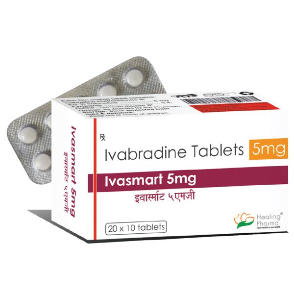 Ivabradine 5mg (Ivasmart 5) - 10 Tablets