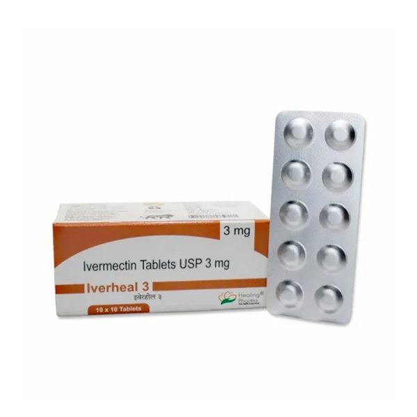 Iverheal-3 | Ivermectin 3mg - 10 tablets