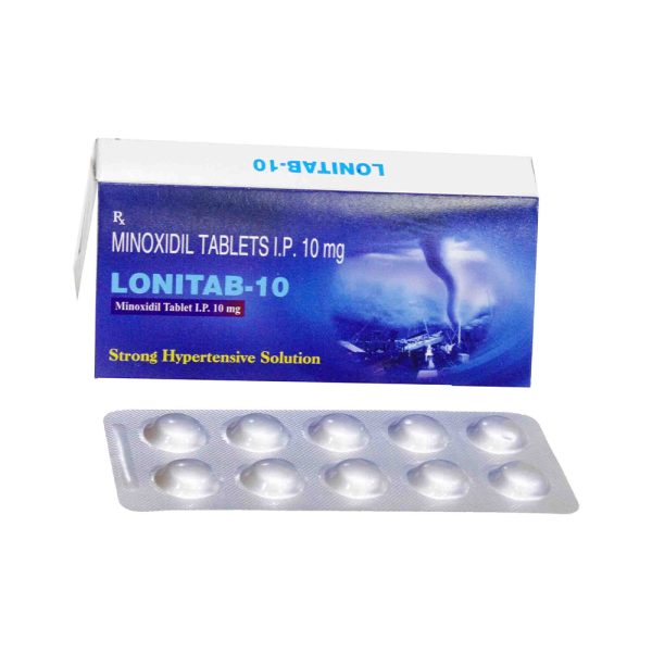 Lonitab 10 mg Minoxidil tablets 10 pills