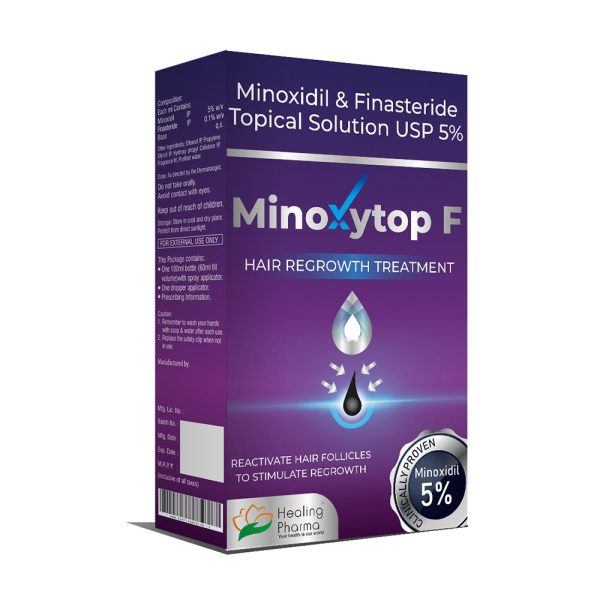 Minoxidil Solution 5%+Finasteride 1% (Minoxytop F) - 60 ml