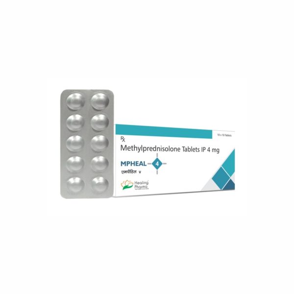 Methylprednisolone 4mg (Mpheal) - 10 Tablets