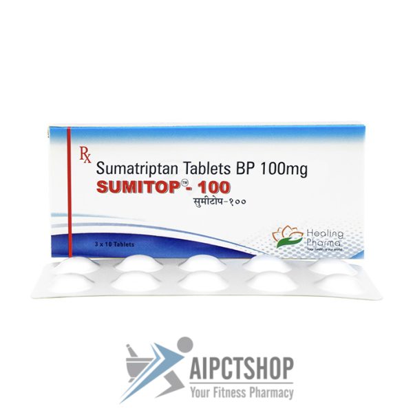 Sumitop 100mg (Sumatriptan) 10 tablets