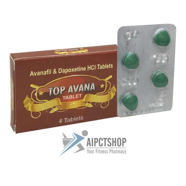 Top Avana - Avanafil 50 mg with Dapoxetine 30 mg - 4 tablet