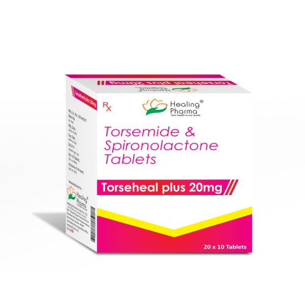 Torsemide 20mg + Spironolactone 50mg (Torseheal Plus 20) - 10 Tablets