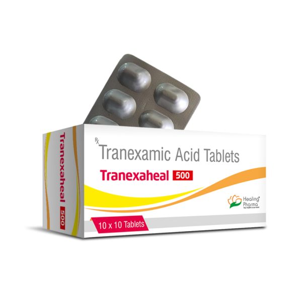 Tranexamic Acid 500mg (Tranexaheal 500) - 10 Tablets