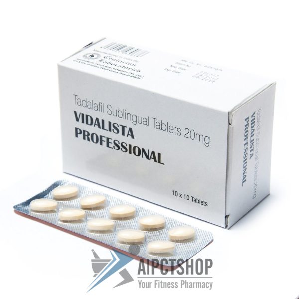 Vidalista Professional (Cialis / Tadalafil) 20mg - 10 tablet