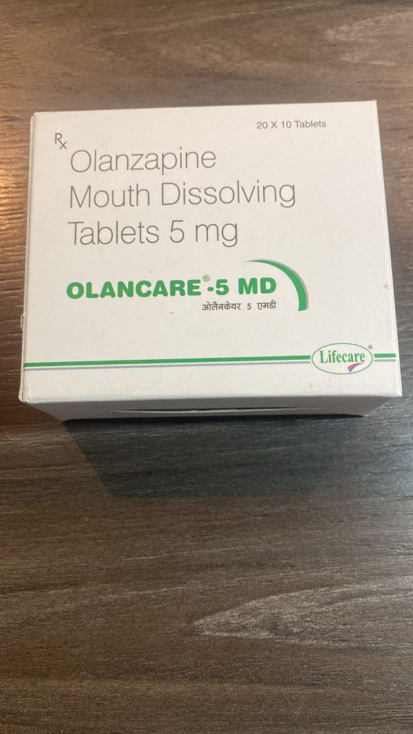 Olanzapine (Olanacare 5mg MD) - 5 mg - 200 Tablets