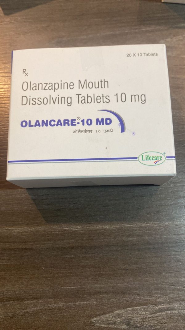 Olanzapine (Olanacare 10 mg MD) - 10 mg - 200 Tablets