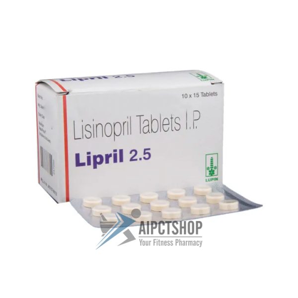 Lipril 2.5mg Lisinopril - 150 tablet