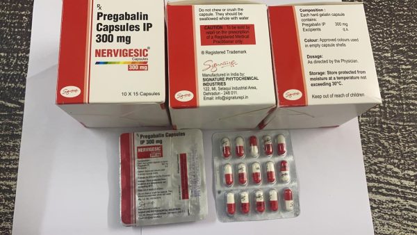 Nervigisic 300 mg 15 capsules  Pregabalin