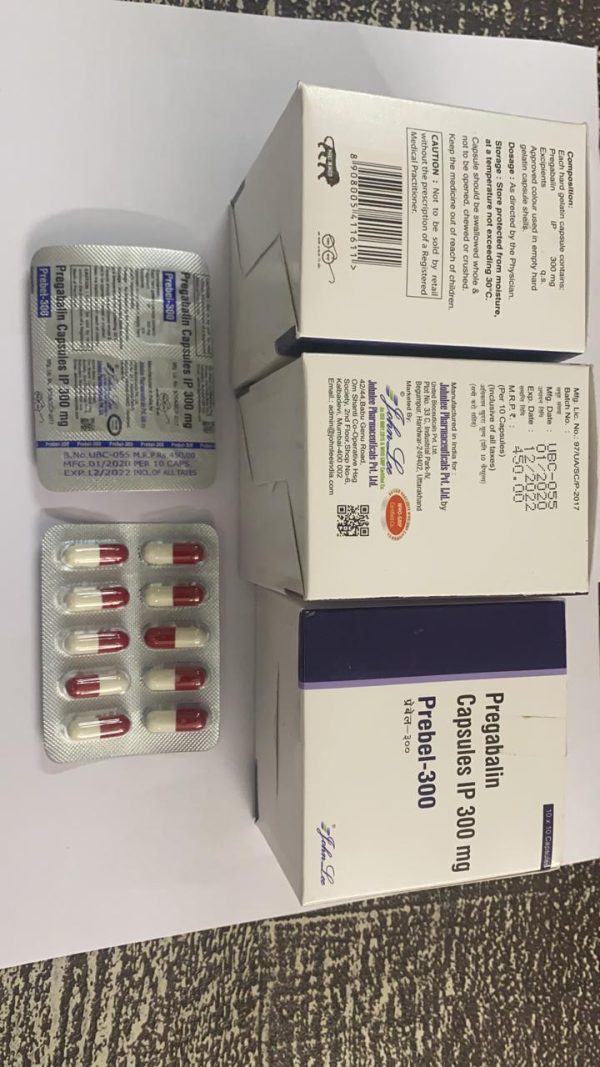 Prebel 300 mg  Pregabalin   10 pill