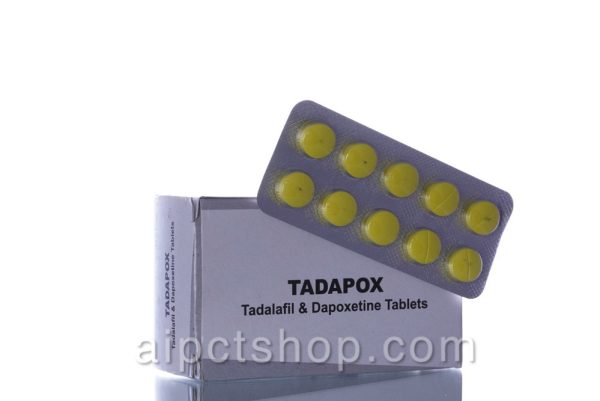 Tadapox - 20 mg Tadalafil / Cialis 60 mg Dapoxetine - 10 tablets